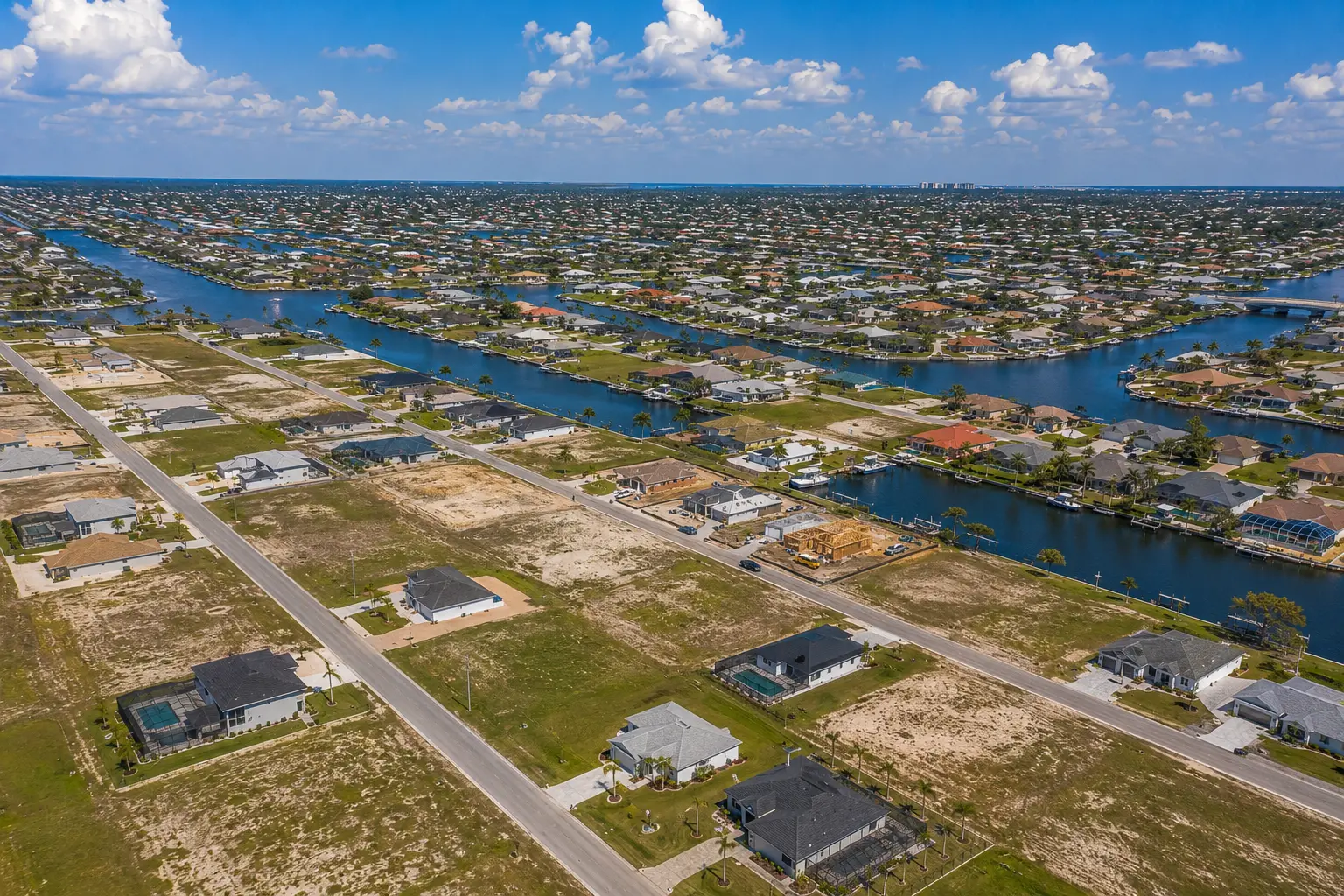 Cape Coral waterfront lifestyle with boating canals and new home opportunities