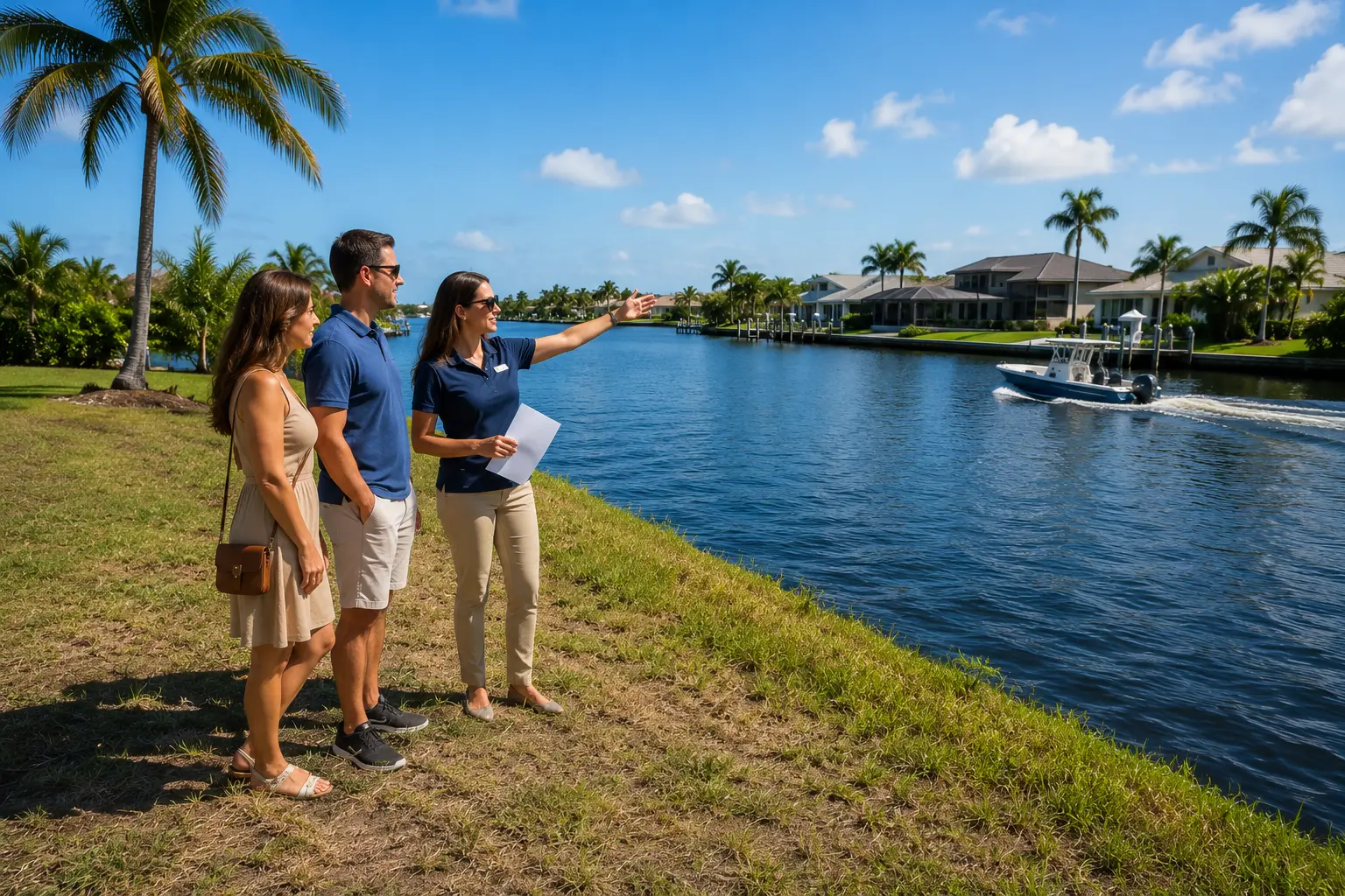 Cylina helping Cape Coral buyers evaluate vacant lots waterfront properties builders flood zones seawalls and insurance considerations