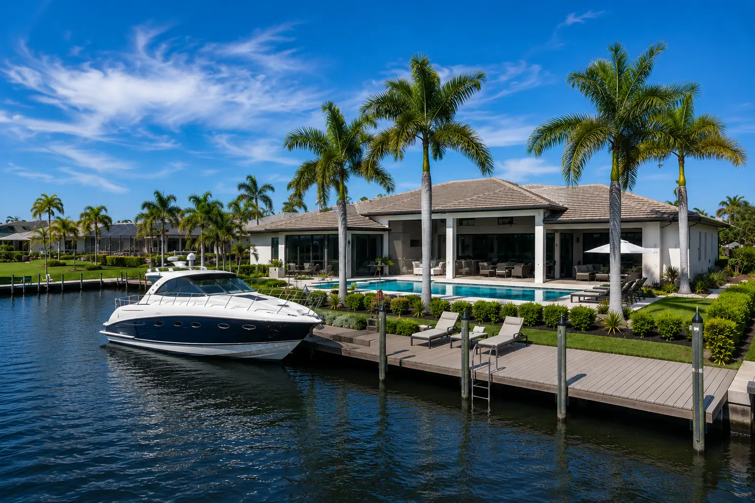 Cape Coral standard residential lot sizes including quarter acre lots triple lots oversized lots and waterfront lots