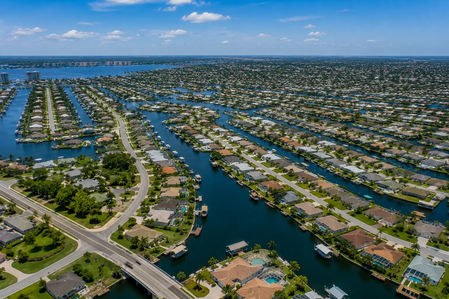 Northwest Cape Coral new construction homes and vacant lots for building