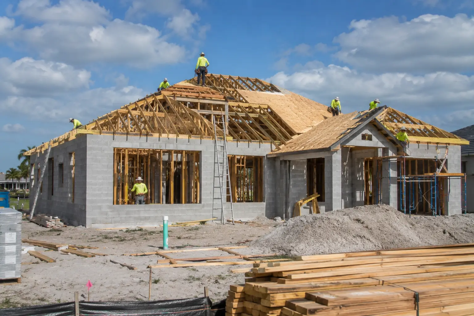 Cape Coral home construction costs including square footage finishes customization waterfront improvements pools and outdoor living spaces