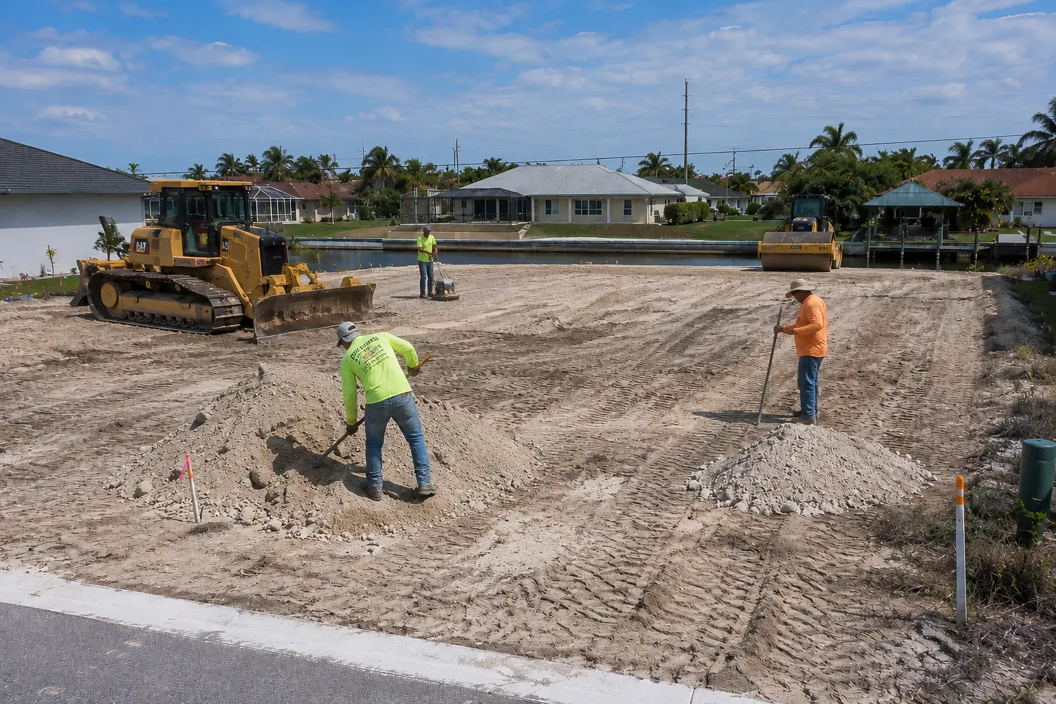 Cape Coral water sewer irrigation connections utility activation fees and assessment balances for new construction lots