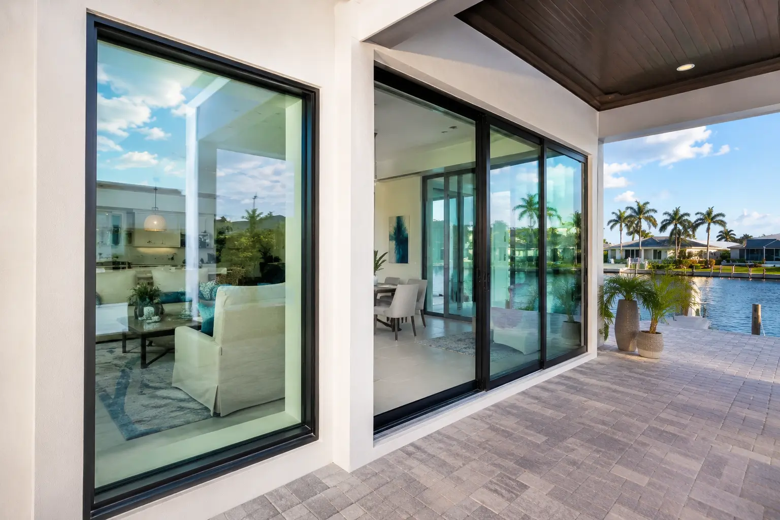 Cape Coral new home insurance advantages with impact windows hurricane rated doors modern roof systems and wind mitigation features