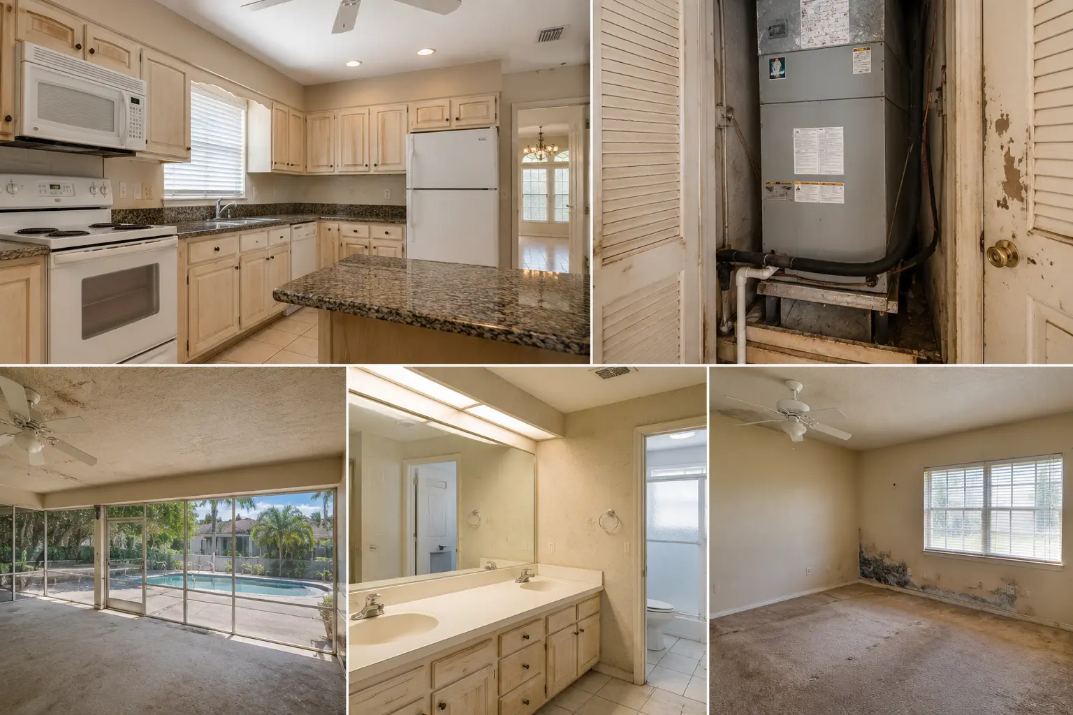 Cape Coral build versus buy hypothetical cost example including existing home repairs and new construction project costs