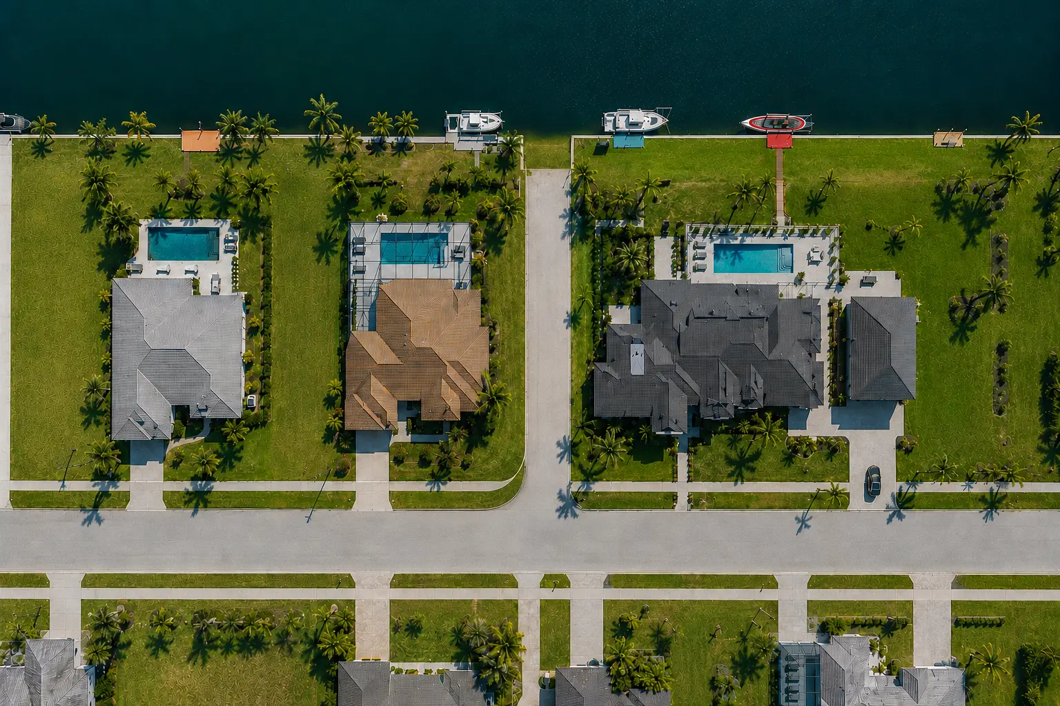 Cape Coral residential lot dimensions including standard lots oversized lots corner lots and triple lots