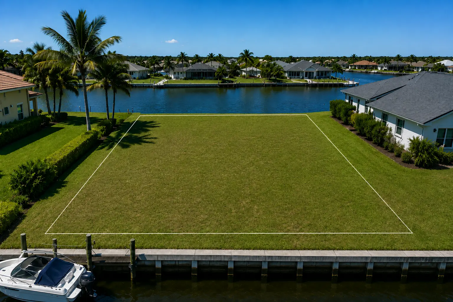 Evaluating Cape Coral lots by waterfront access flood zone utilities assessments sun exposure and seawall condition