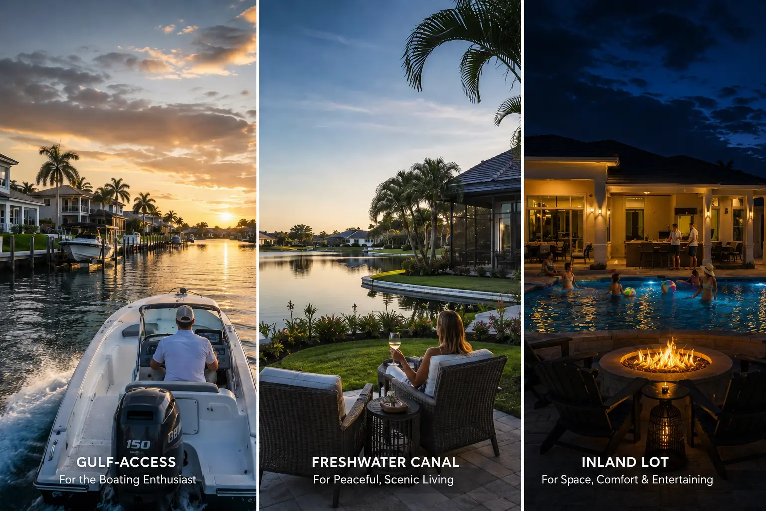Non-canal lots in Cape Coral offering affordability flexibility and more budget for new home upgrades