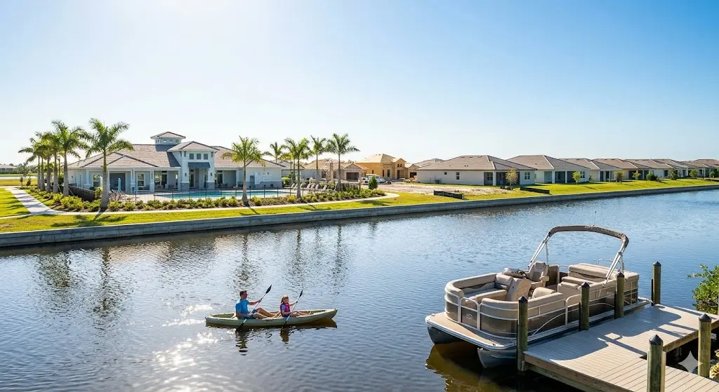 New construction homes being built in Northeast Cape Coral Florida