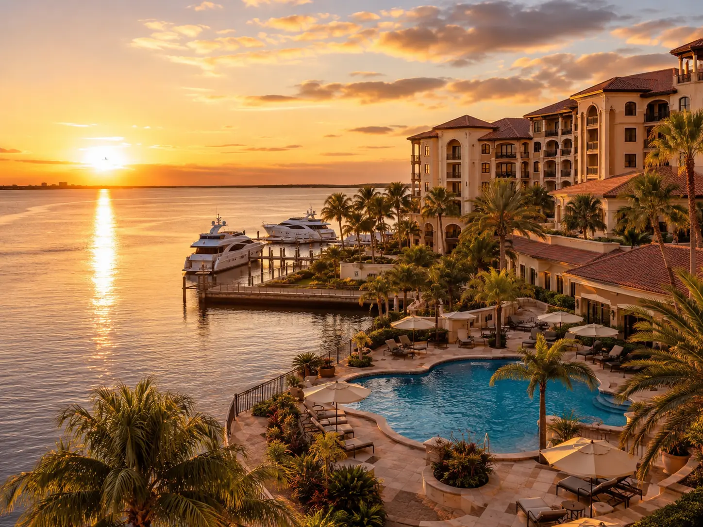 Tarpon Point Cape Coral resort style waterfront living with marina luxury residences and sunset views