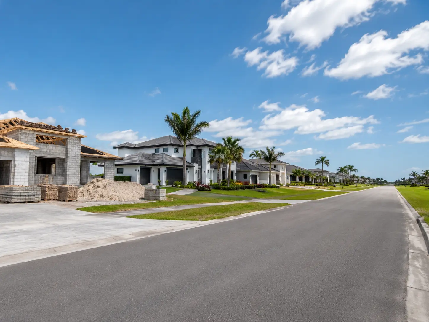 Burnt Store Corridor in Cape Coral with new construction larger parcels and emerging residential growth