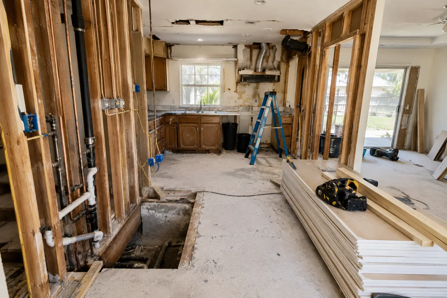 Hidden renovation costs in Cape Coral older homes including plumbing electrical roof HVAC and structural repairs