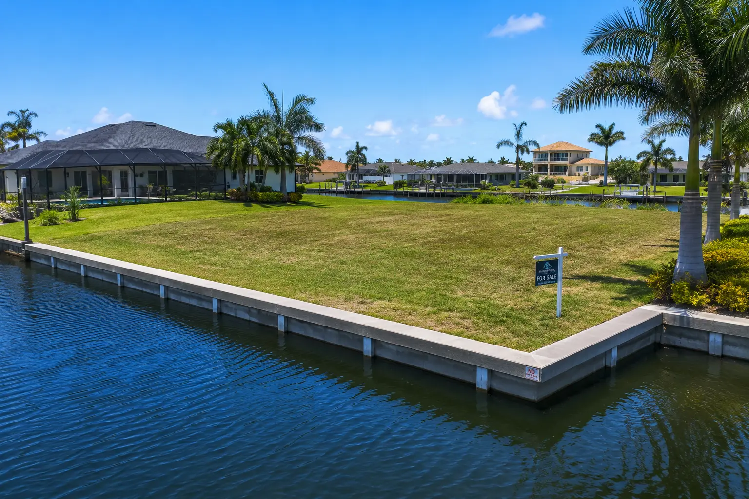 Seawalls and waterfront considerations for Cape Coral canal lots and new construction homes
