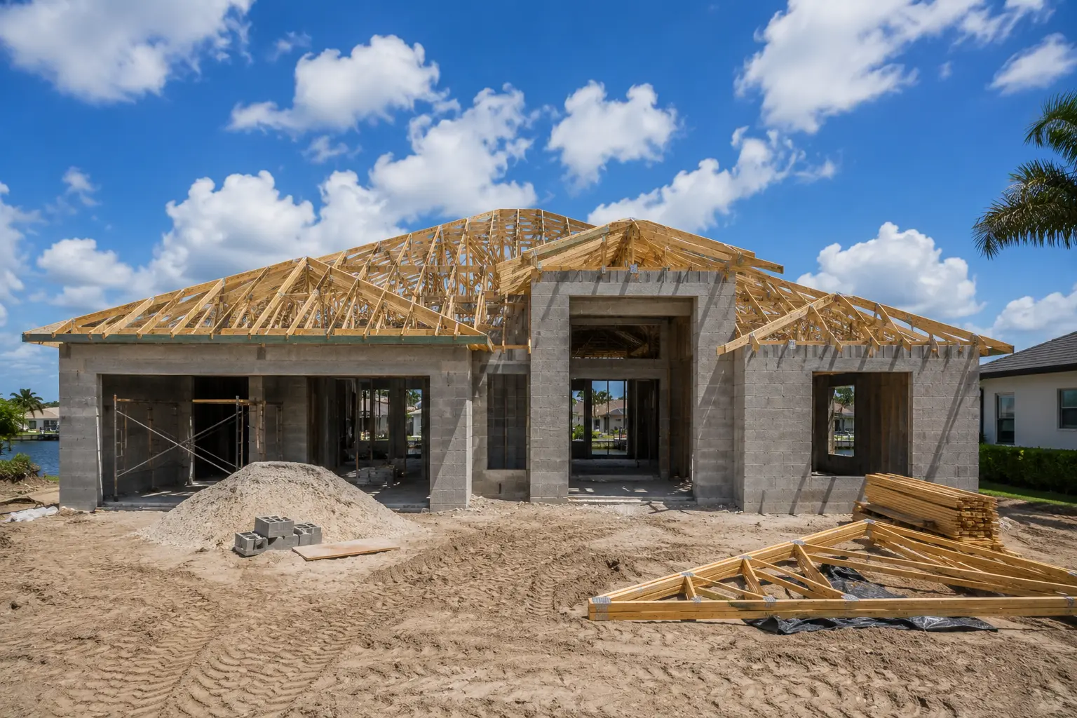 Cape Coral construction permits engineering surveys and site planning before building begins