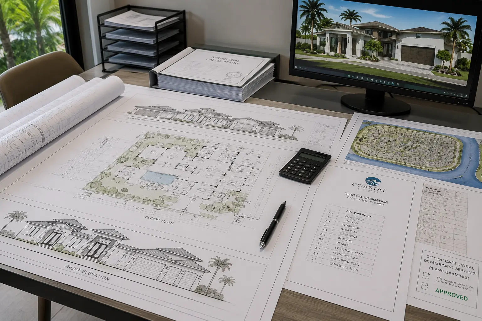 Cape Coral new construction planning phase including lot selection builder selection and home design