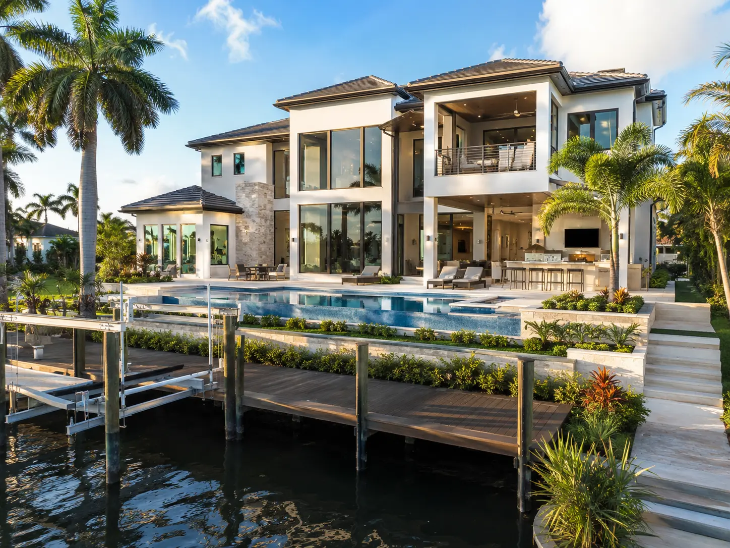 Custom home design in Cape Coral with personalized floor plan and waterfront lifestyle features
