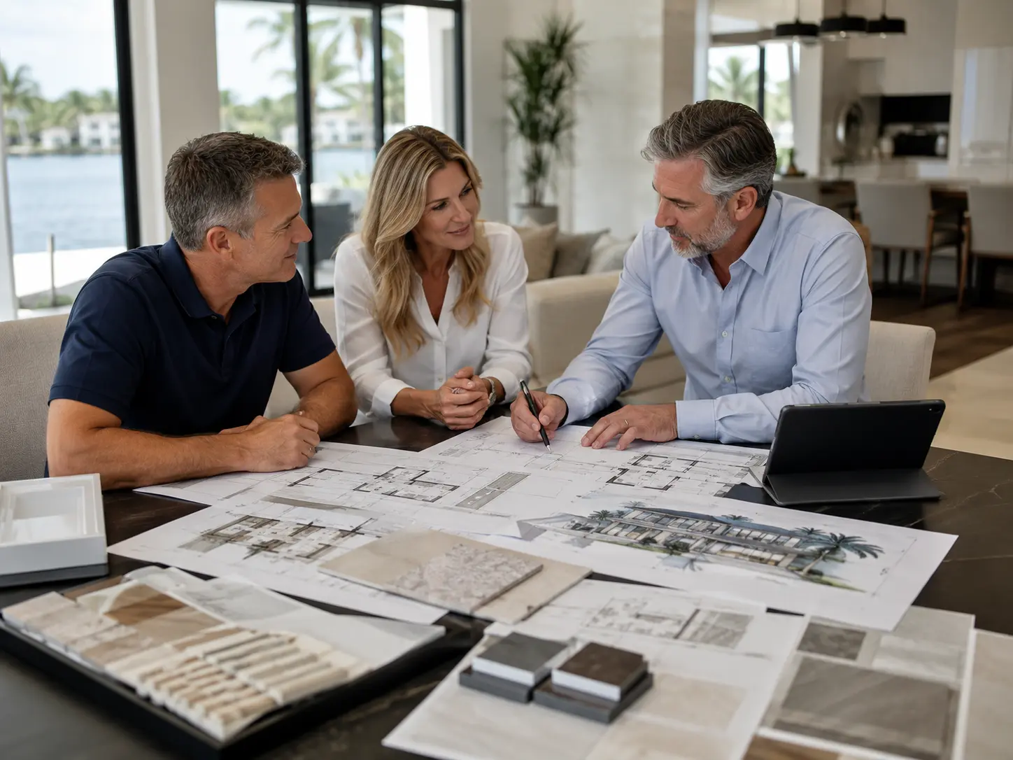 Semi-custom home in Cape Coral using a proven floor plan with personalized design selections